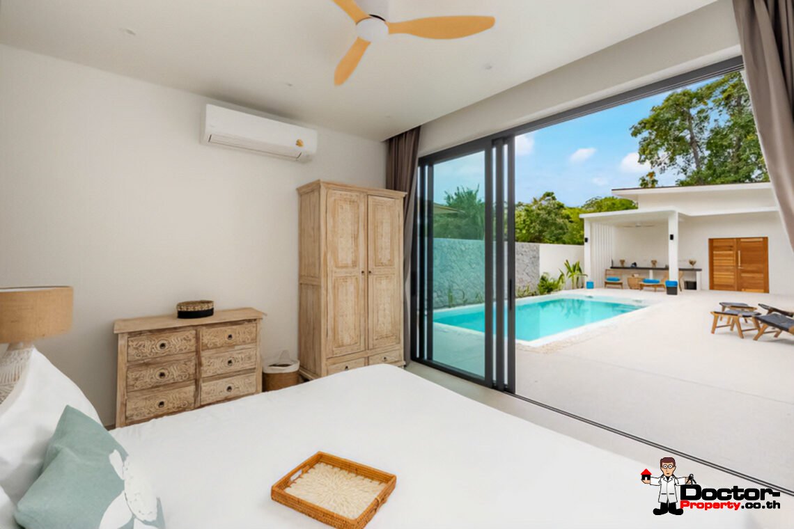 Modern 3 Bedroom Pool Villa in Bo Phut, Koh Samui – For Sale